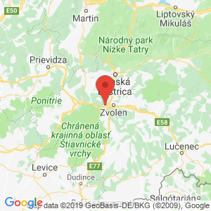 Google map: Budča